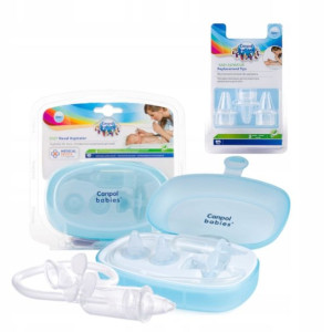Zestaw Canpol Aspirator Do Nosa + 3 Końcówki