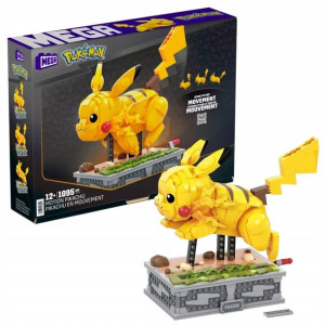 Mega Pokemon Kolekcjonerski Pikachu Ruchomy Klocki