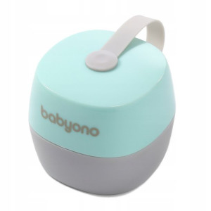 Babyono Pojemnik Na Smoczek Etui Szaro-miętowy