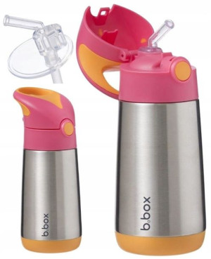 B.box Bidon Termiczny Ze Słomką Termobutelka 350ml