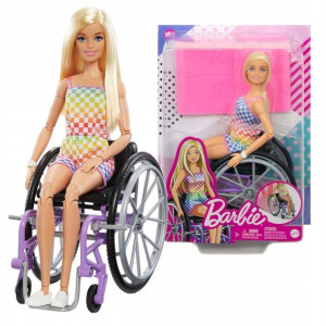 Mattel Barbie Na Wózku Inwalidzkim + Akcesoria