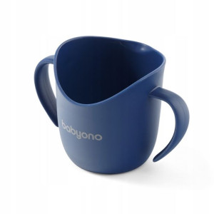 Babyono Kubek Treningowy Flow Ergonomiczny Granat