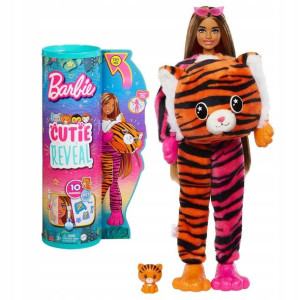 Barbie Cutie Reveal Lalka Tygrys 10 Niespodzianek