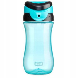 Chicco Kubek Z Twardym Ustnikiem Niebieski 350ml