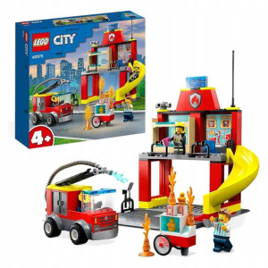 Lego City Remiza Strażacka I Wóz Strażacki 153 El