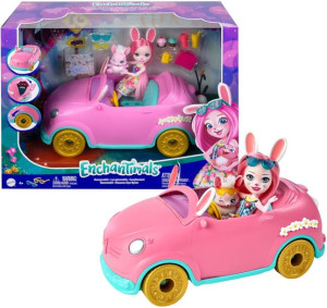 Enchantimals Bree Bunny Króliczkowóz + Akcesoria