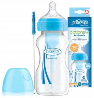 Dr Brown's Options+ Butelka Antykolkowa 0m+ 270ml