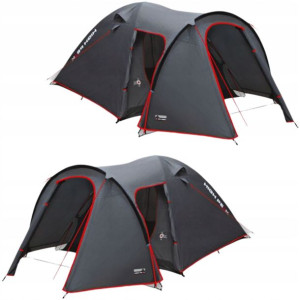 Namiot High Peak Kira 3 szaro-czerwony 10214