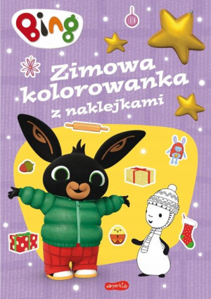 Bing Zimowa Kolorowanka Z Naklejkami Zeszyt Zadań
