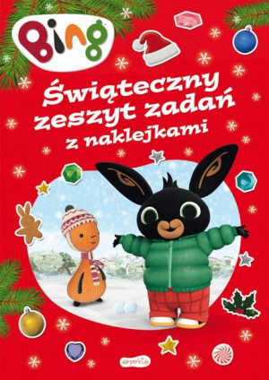 Bing Świąteczny Zeszyt Zadań Z Naklejkami Książka