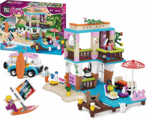 Klocki Blocki Mygirls Domek Na Plaży Zestaw 6+