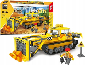Klocki Blocki Mycity Budowa Pojazd Spychacz 250 El