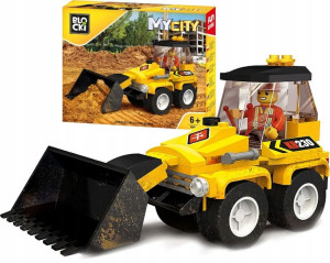 Klocki Blocki Mycity Budowa Mini Spychacz 88 El.