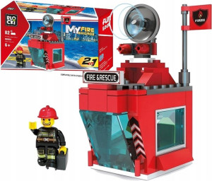 Klocki Blocki Myfire Brigade Straż Pożarna 2w1