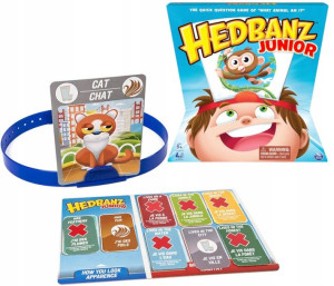 Hedbanz Junior Gra Towarzyska Spin Master 5+