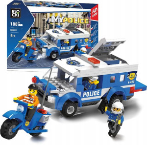 Klocki Blocki Mypolice Policja Pościg 188 El. 6+