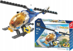 Klocki Blocki Mypolice Helikopter Policyjny 2w1