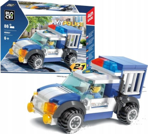 Klocki Blocki Mypolice Policja Radiowóz 2w1 86 El