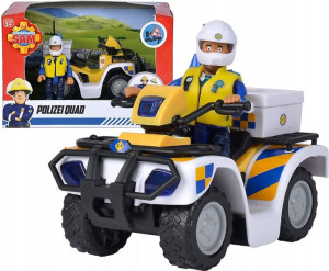 Simba Strażak Sam Quad Policyjny + Figurka 3+