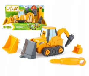 Tomy John Deere Zbuduj Pojazd 3w1 Koparka Spychacz