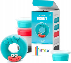 Hey Clay Masa Plastyczna Potwór Donut 5 Kolorów