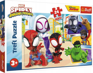 Trefl Puzzle Maxi Spidey I Przyjaciele Marvel 3+