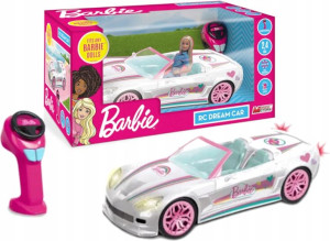 Barbie Biały Kabriolet Samochód Sterowany Auto Rc