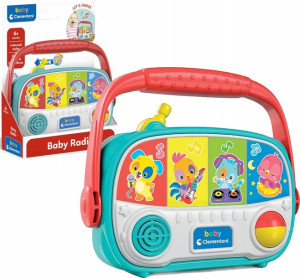 Clementoni Interaktywne Baby Radio Muzyczne 6m+