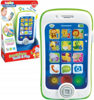 Clementoni Interaktywny Telefon Smartfon 12-36m