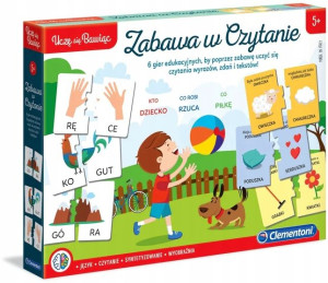 Clementoni Zabawa W Czytanie Gra Edukacyjna 5+