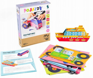Muduko Ekopuzzle Przestrzenne Pojazdy 5 Modeli 3+