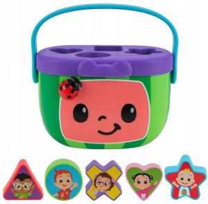 Cocomelon Sorter Kształtów Zestaw Edukacyjny 18m+