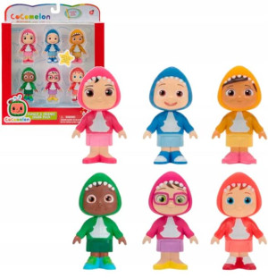 Cocomelon Rodzina Figurki Bluzy Z Rekinami 6 Szt