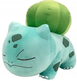 Pokemon Maskotka Śpiący Bulbasaur Przytulanka 35cm