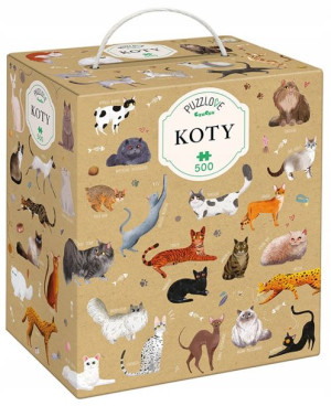 Czuczu Puzzlove Układanka Koty 500 Elementów 4+