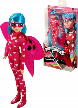 Miraculous Lalka Cosmobug Biedronka Superbohaterka