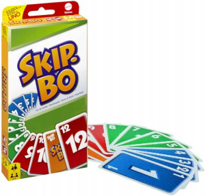 Mattel Gra Towarzyska Karciana Rodzinna Skip Bo 7+