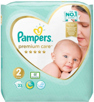 Pampers Premium Care Pieluszki 23 Szt 4-8 Kg Roz 2