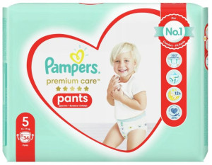 Pampers Premium Care Pants Pieluchy 34 Szt R.5