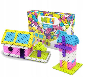 Meli Klocki Konstrukcyjne Basic 600 El. Mini Wafle