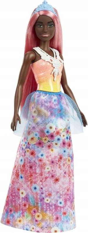 Barbie Dreamtopia Księżniczka Lalka Różowe Włosy