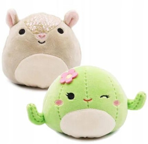Squishmallows Dwustronna Maskotka Kaktus/lama 13cm