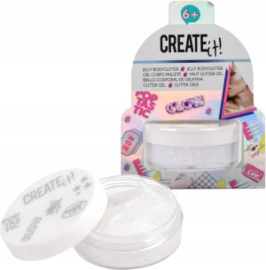 Create It! Żelowy Rozświetlacz Do Ciała Biały 6+