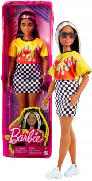 Barbie Fashionistas Zestaw Lalka Mulatka Pasemka