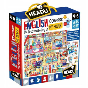Headu Puzzle Edukacyjne Angielski 100 Słów Mój Dom