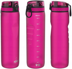 Ion8 Bidon Butelka Na Wodę 1000ml 1 Litr Różowy