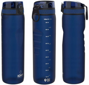 Ion8 Bidon Butelka Na Wodę 1000ml 1 Litr Granatowy