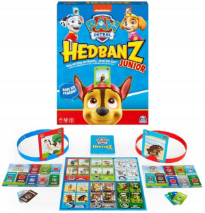 Hedbanz Junior Psi Patrol Gra Towaryska Rodzinna