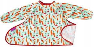 Tidy Tot Śliniak Fartuszkowy Rękawy Blw Carrots
