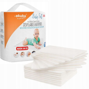 Akuku Podkład Jednorazowy 40x60 Przewijak 15szt.